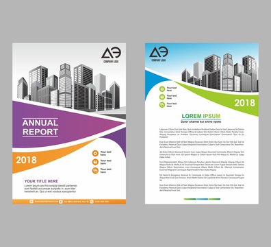abstract cover and layout for presentation and marketing
