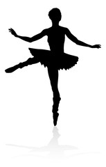 Ballet Dancer Silhouette © Christos Georghiou