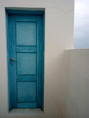 Santorini style, Cyclades, Greece