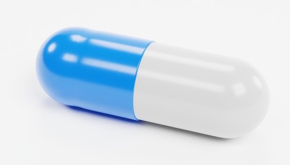 Realistic 3D Render of Pill (Medicine)