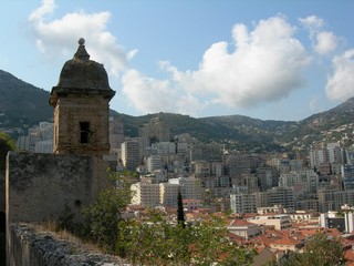 Fototapeta na wymiar Monako, panorama Monte Carlo