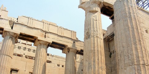 Column of the Acropolis of Athens
