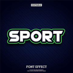 Sports Logo With Editable Text Design