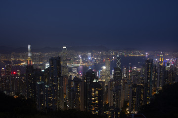 Fototapeta na wymiar Hong kong famous view