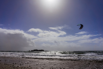 Bretagne Morbihan Fort-Bloqué en contre-jour - Brittany Morbihan Fort-Bloqué in backlighting