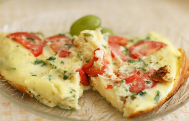 tasty magnificent omelet