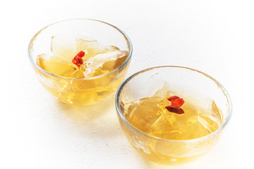 台湾スイーツ　オーギョーチ　Awkeotsung Jelly Taiwan cold sweets
