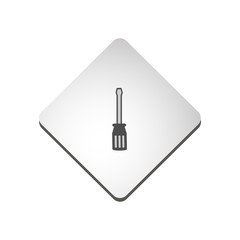 Screwdriver icon. Vector Illustration
