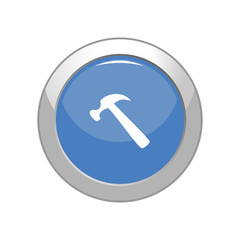 Hammer icon. Vector Illustration