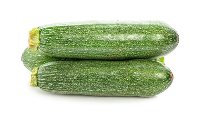 Long green cucumbers.