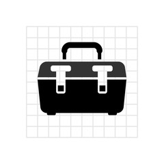 Tool box icon. Vector Illustration