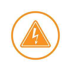 Electricity danger icon