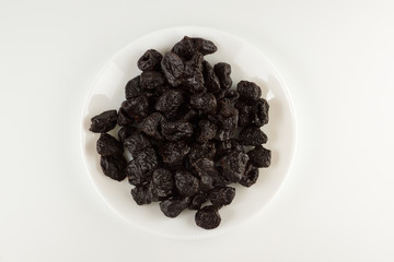 hill of prune in a plate
