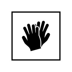 Gloves icon. Vector Illustration