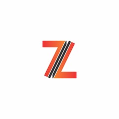 z letter logo design for brand or typography