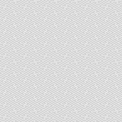 Seamless Background, Japan Style #Geometric Sayagata monyo pattern