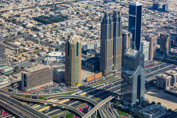 Naklejka na ściany i meble Skyline in Dubai