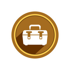 Tool box icon. Vector Illustration