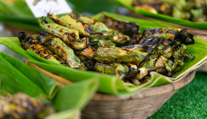 Photo of thai pancake it is delicious snacks for any time in shop