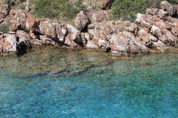 Mountains in the sea