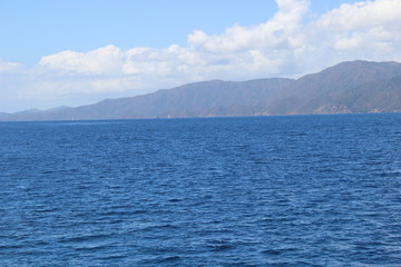 Mountains in the sea