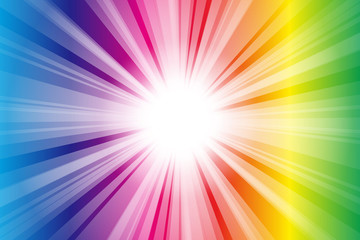 Fototapeta premium #Background #wallpaper #Vector #Illustration #design #art #free #freesize #charge_free effect line,concentration line,manga,comic,speed line 背景素材,光,ビーム,光線,放射光,輝き,煌めき,集中線,放射線,爆発,フレア,眩しい,発光,素材