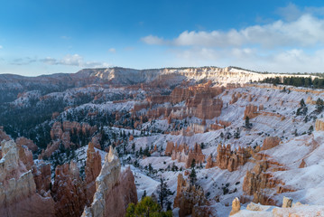 Sunrise on Bryce Canyon National park in Utah