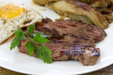 steak et oeuf