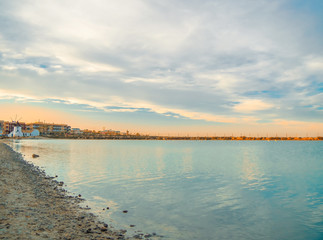 Fototapeta premium Saltworks of San Pedro in thr Mar Menor