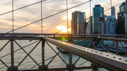 New York from Brooklyn bridge