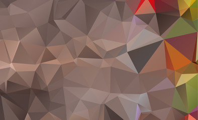 olygonal abstract background consisting of triangles blue color