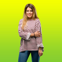 young cool woman posing