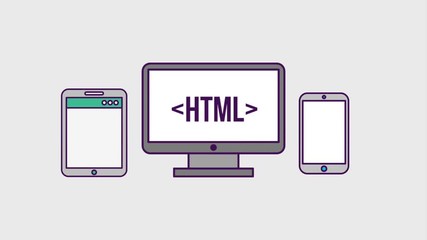 technology devices digital programming coding developer animation hd