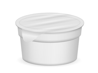 Plastic pack yogurt