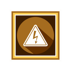 Electricity danger icon