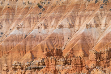 Abstract rock formations in Bryce Canyon National Park