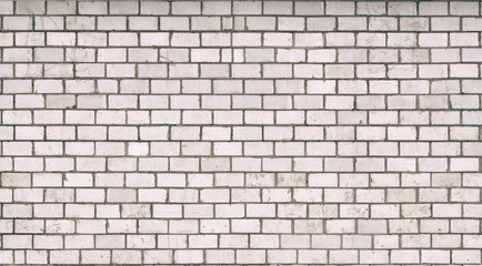 Fototapeta na wymiar Texture of an old white brick. vintage