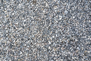 a lot of gravel on the ground