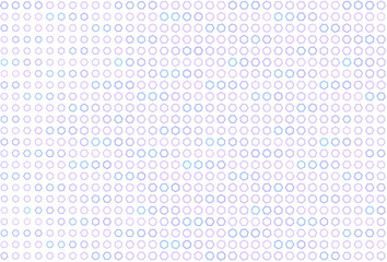 Fototapeta premium Color abstract hexagon pattern generative art background. Vector, repeat, concept & digital.