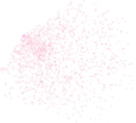 Abstract colored motion, particle or random shape pattern. Illustration, repeat, drawing & creative.