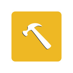 Hammer icon. Vector Illustration
