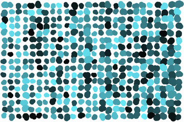 Abstract colored springs shape pattern. Surface, bubbles, mosaic & design.