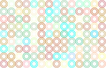 Abstract colored circles, bubbles, sphere or ellipses shape pattern. Background, creative, graphic & tile.