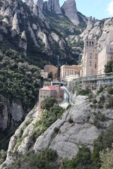Fototapeta na wymiar Santa Maria de Montserrat