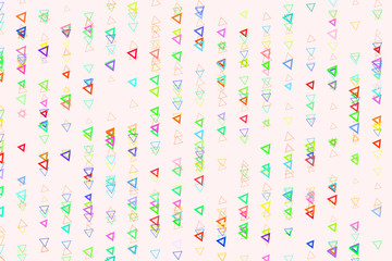 Shape of triangle, abstract background pattern. Decoration, web, wallpaper & repeat.