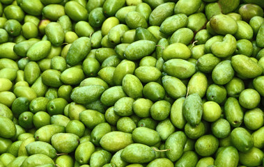 A lot of fresh Olive for sell at Central Market, Athen Greece with full frame