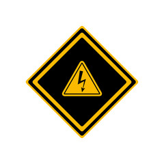 Electricity danger icon