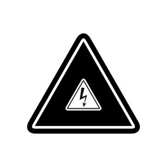 Electricity danger icon