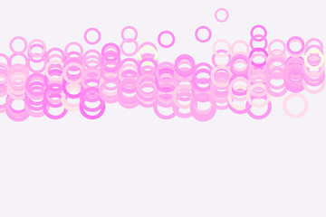 Abstract geometric circles, bubbles. Effect, graphic, backdrop & canvas.
