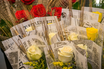bouquet of beautiful flowers.